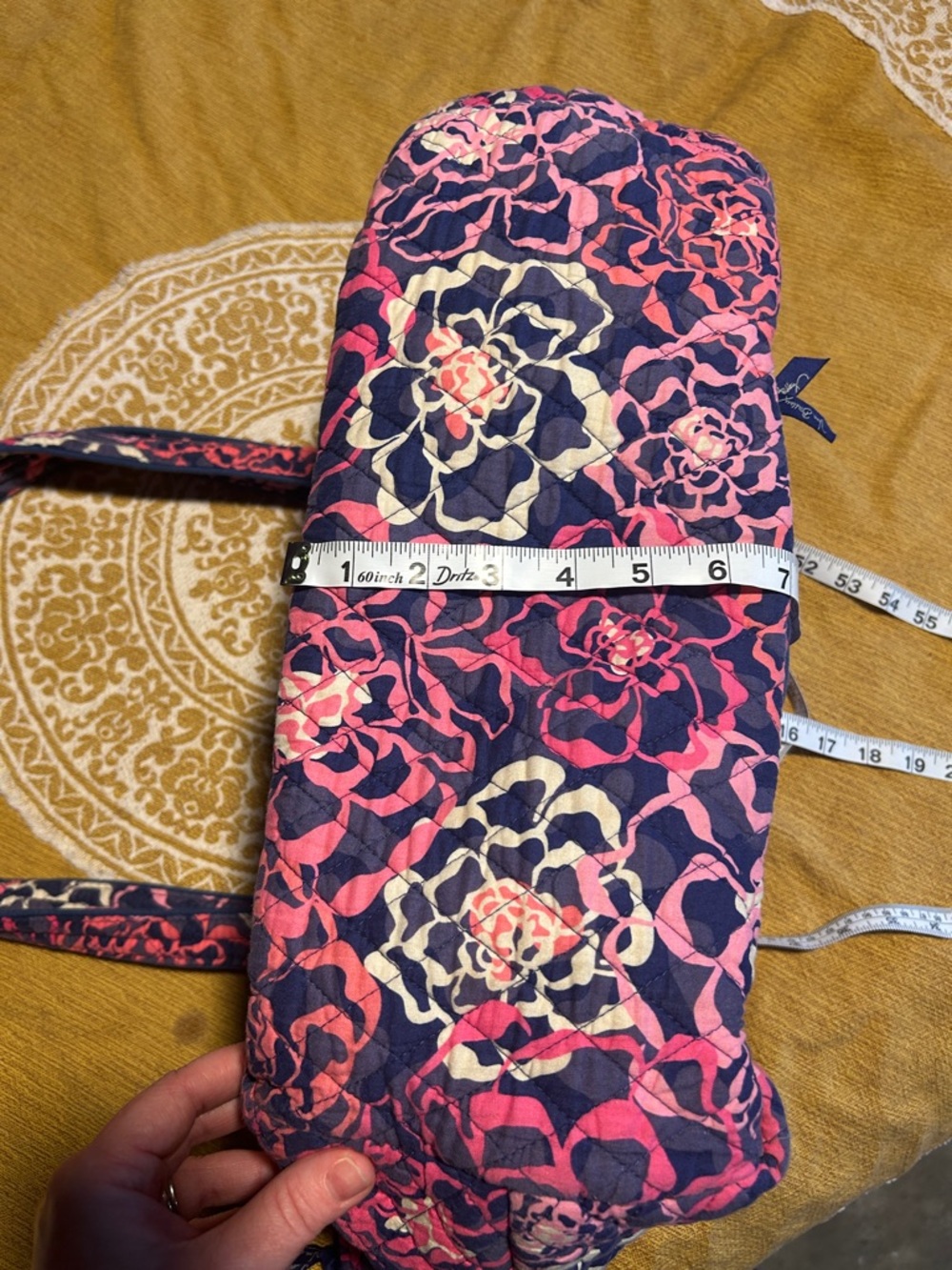 Vera Bradley Katalina Pink Quilted Travel Tote - Picture 11 of 11